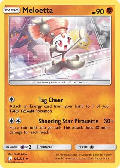 Meloetta Pokemon card