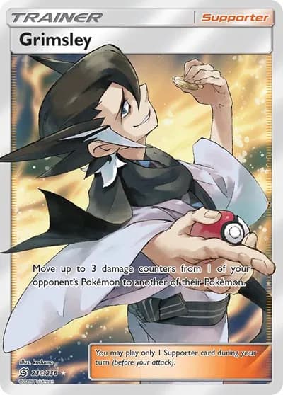 Grimsley (Full Art) Pokemon card