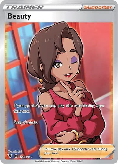 Beauty (Full Art) Pokemon card