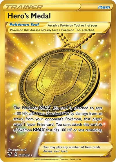 Hero's Medal (Secret) Pokemon card