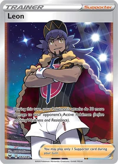 Leon (Full Art) Pokemon card