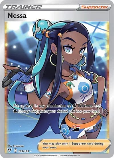 Nessa (Full Art) Pokemon card