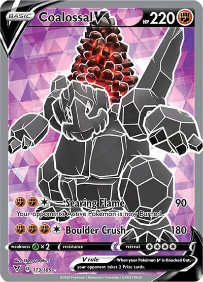 Coalossal V (Full Art) Pokemon card