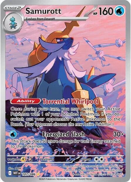 Samurott Pokemon card
