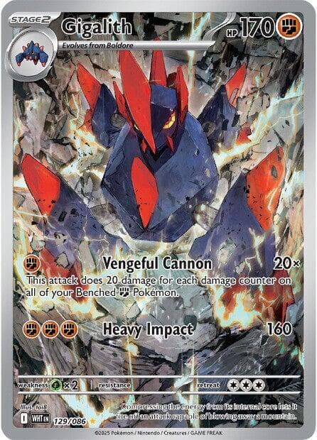 Gigalith Pokemon card