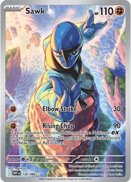 Sawk Pokemon card