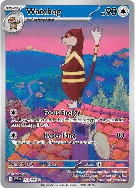 Watchog Pokemon card