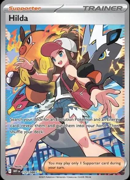 Hilda Pokemon card