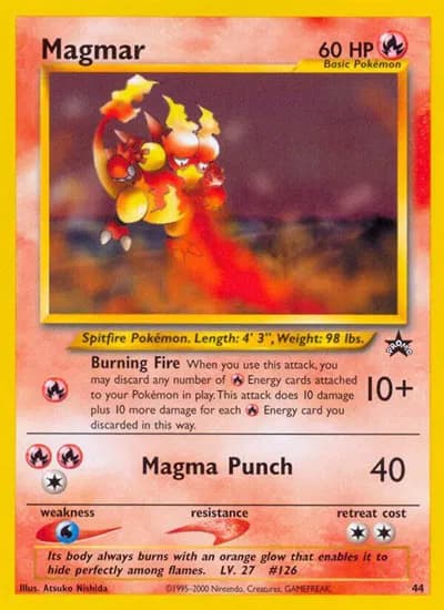 Magmar Pokemon card