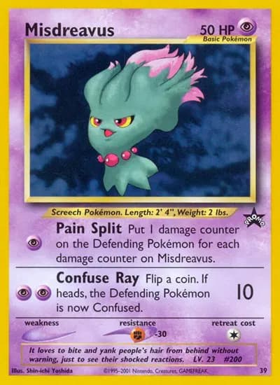 Misdreavus Pokemon card