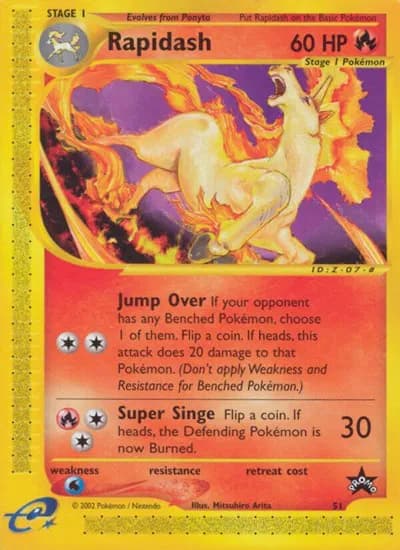 Rapidash (51) Pokemon card
