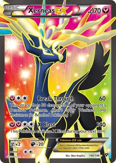 Xerneas EX (146 Full Art) Pokemon card