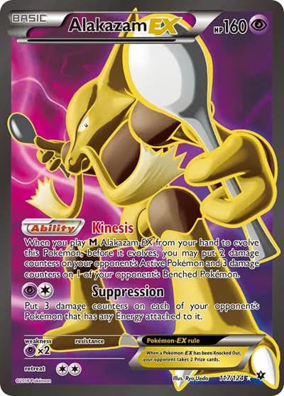 Alakazam EX (Full Art) Pokemon card