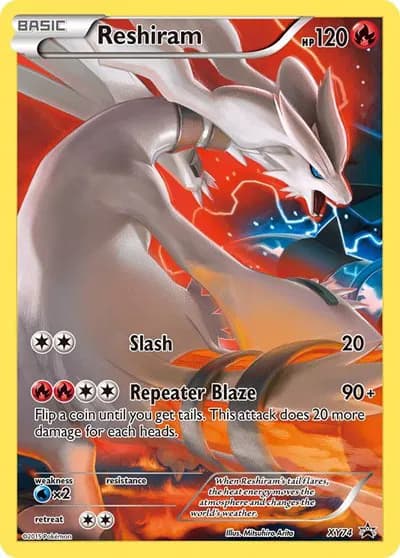 Reshiram (Full Art Promo) Pokemon card