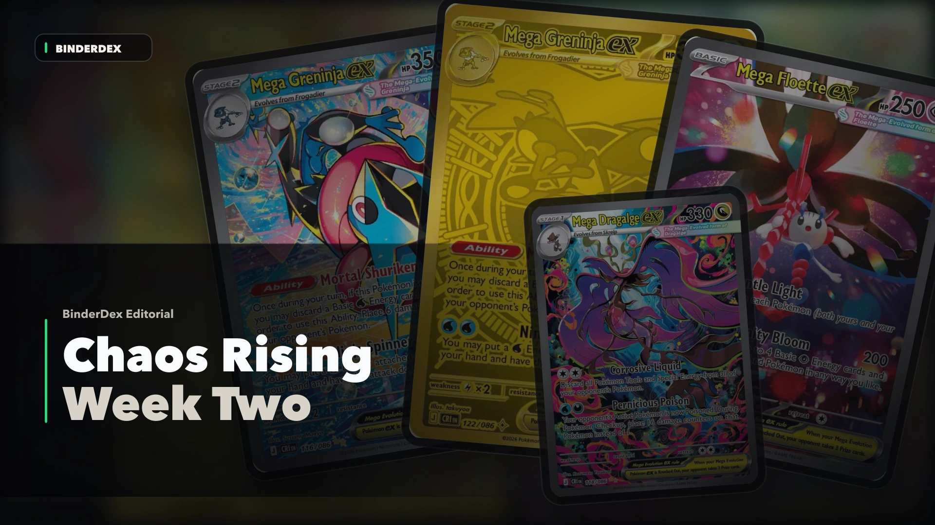 Chaos Rising Market Watch: Week Two, Greninja, Floette, And The Support Shelf hero image