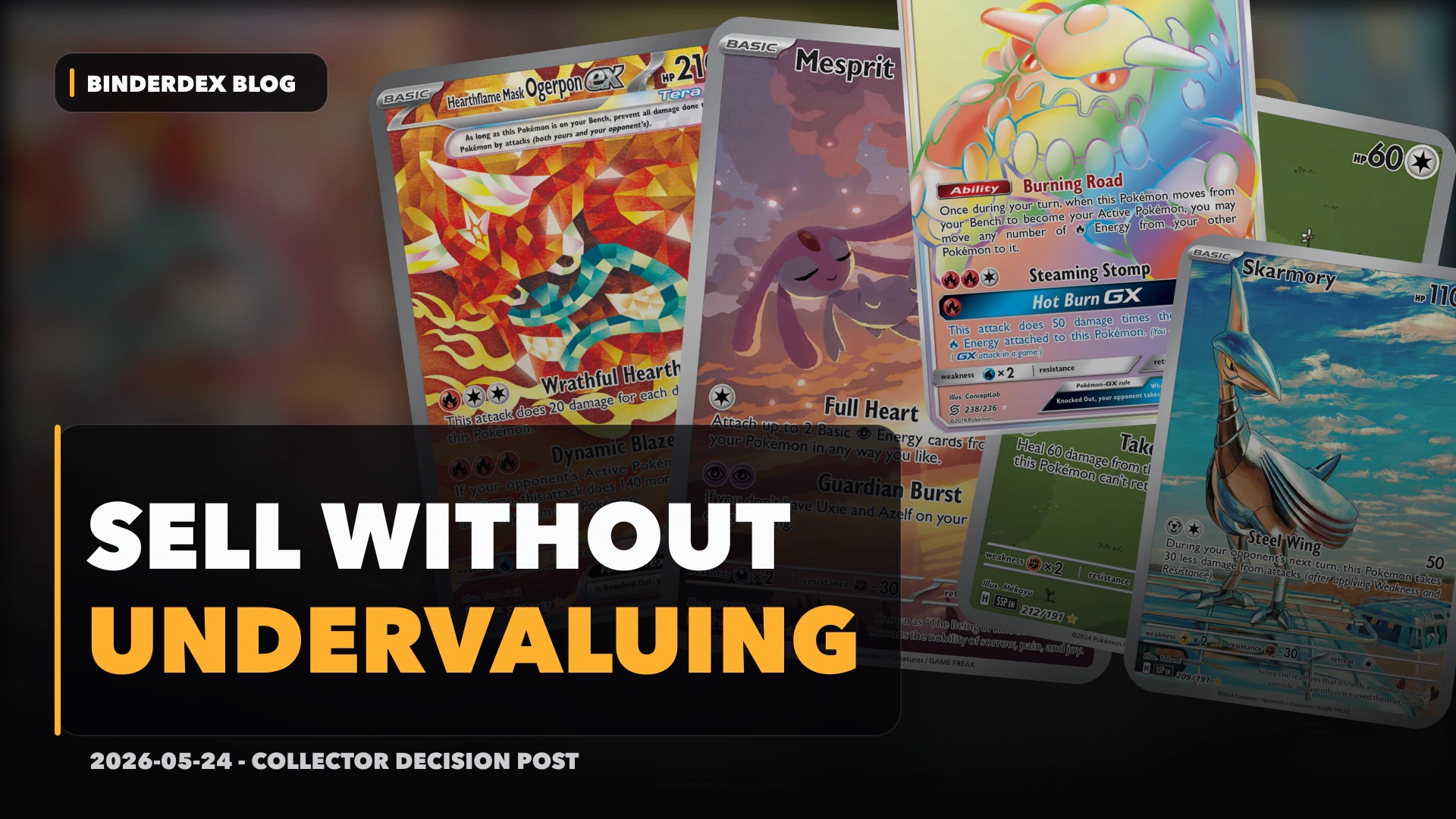 How To Sell Pokemon Cards Without Undervaluing Your Collection BinderDex social-cover hero