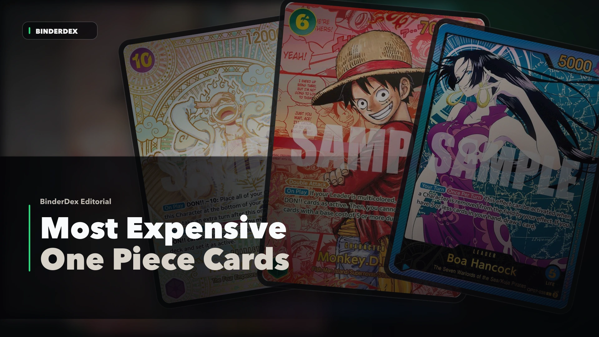 The Most Expensive One Piece Cards Right Now, Priced From Live Data BinderDex editorial cover