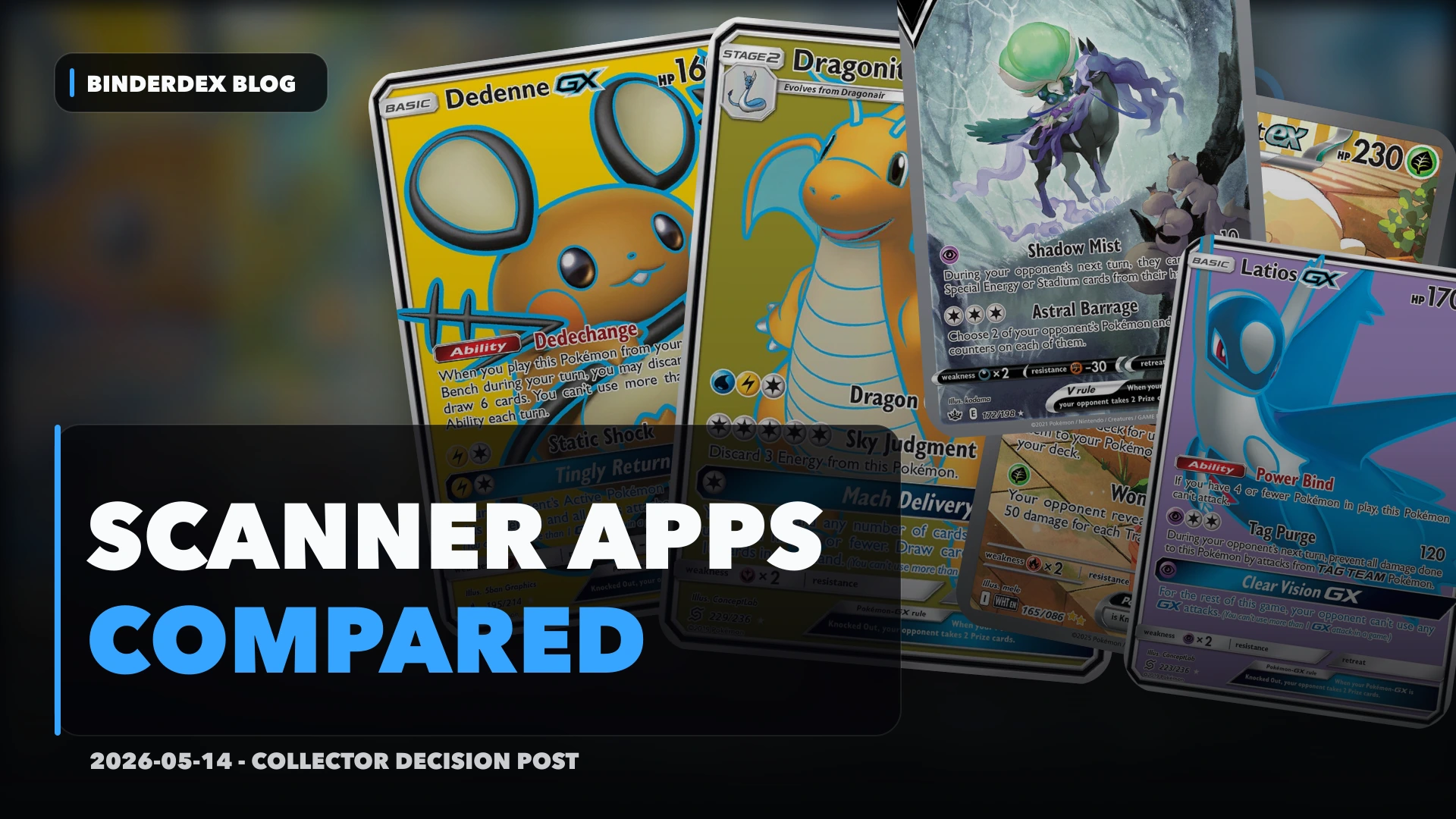 Pokemon Card Scanner Apps Compared For TCG Collectors Today hero image