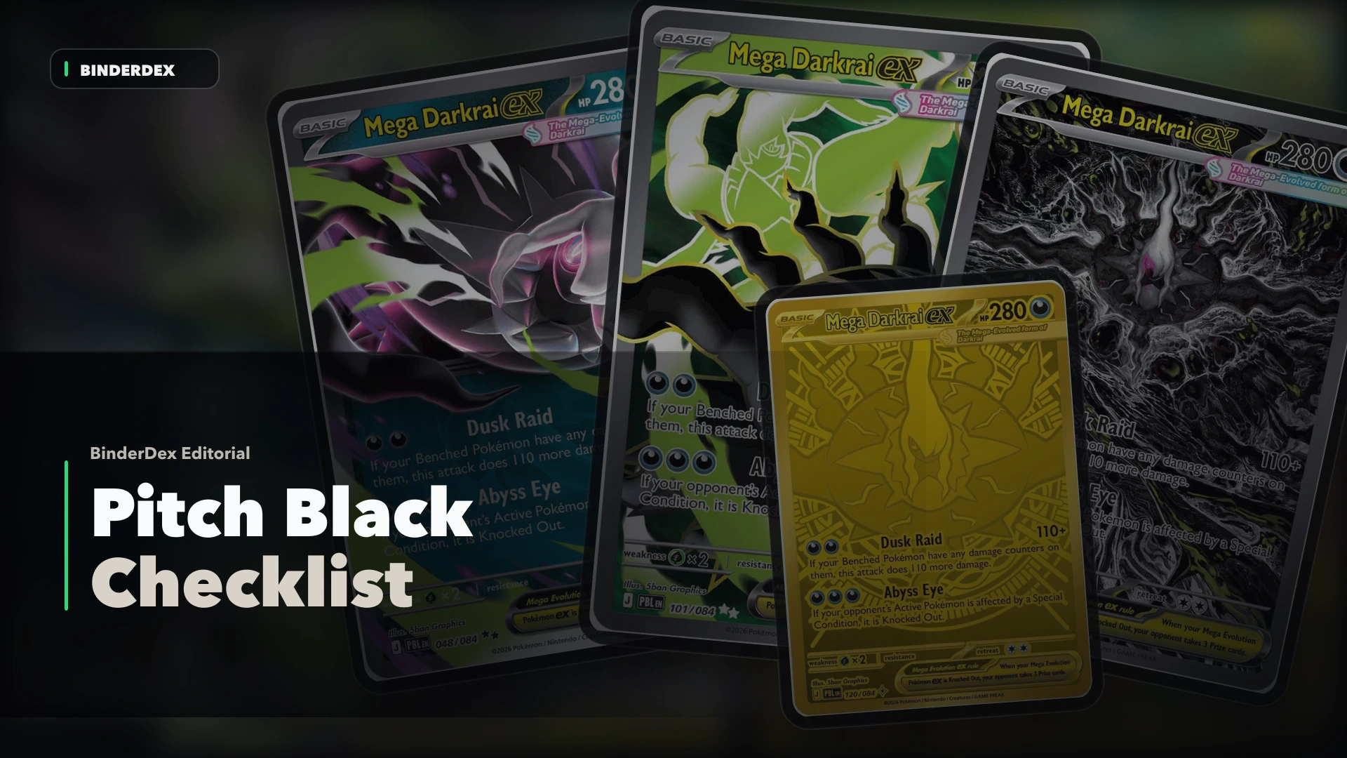 Pokemon TCG Pitch Black Set Guide: 120-Card Checklist BinderDex editorial cover