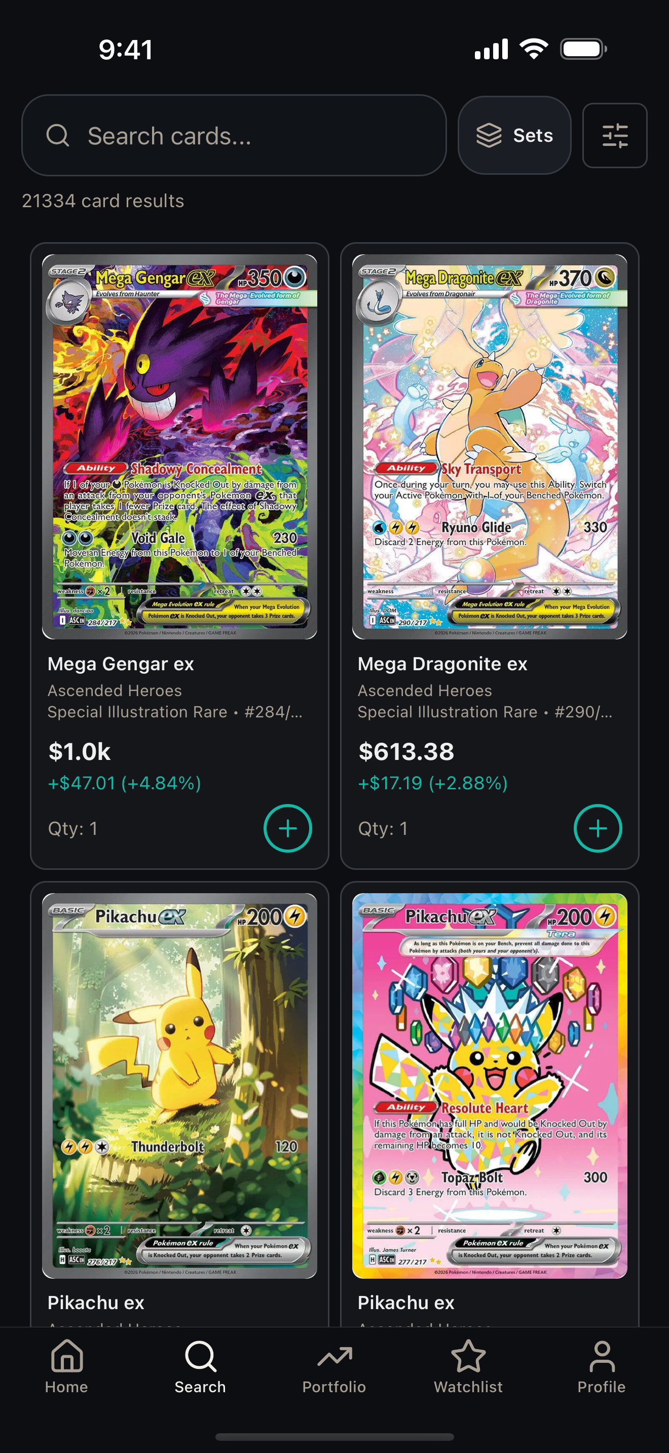 Exact Pokemon card lookup before an authenticity check