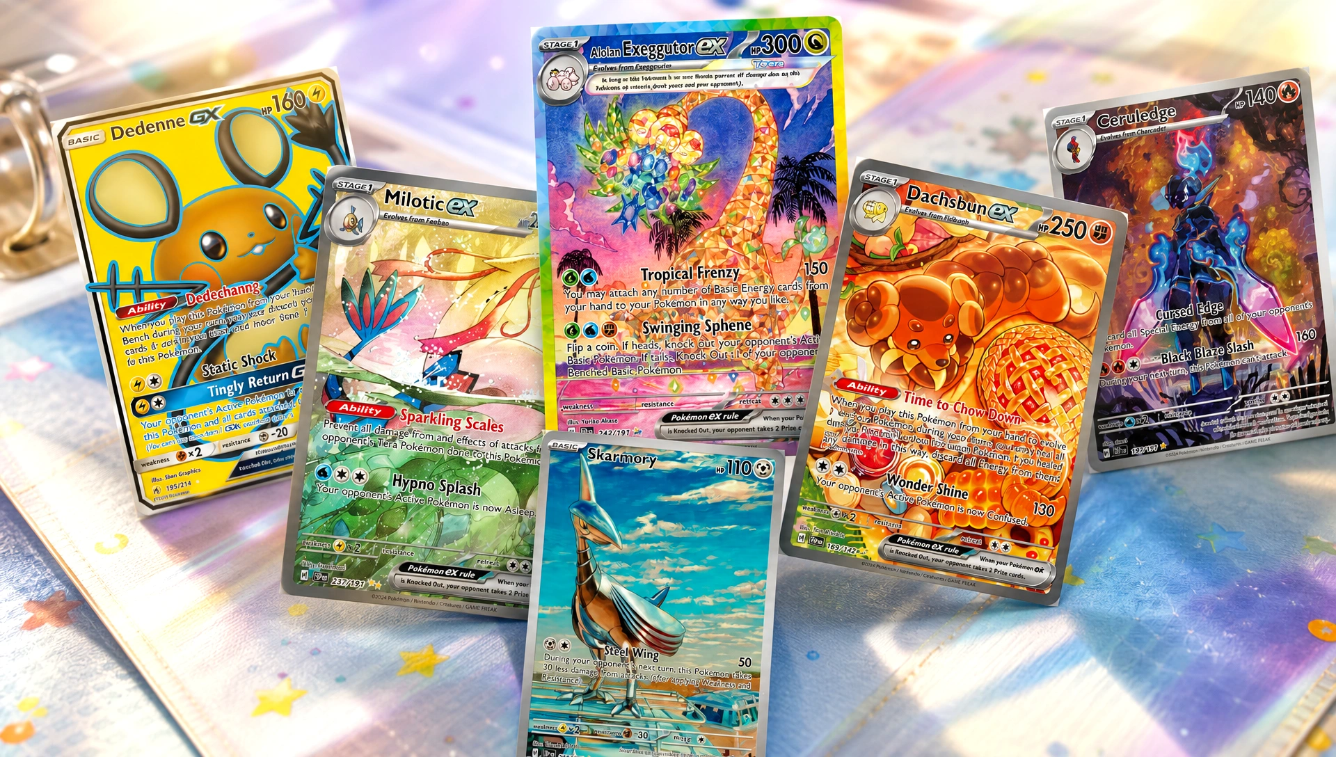 Pokemon misprint article hero with BinderDex card collage